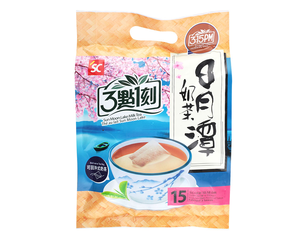 三點一刻 日月潭奶茶包裝   Shih Chen Milk Tea – Sun Moon Lake Milk Tea