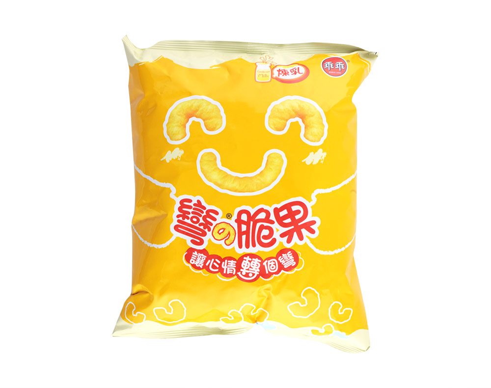 乖乖玉米脆果-煉乳   Kuai Kuai Corn Snack – Condensed milk Flavour