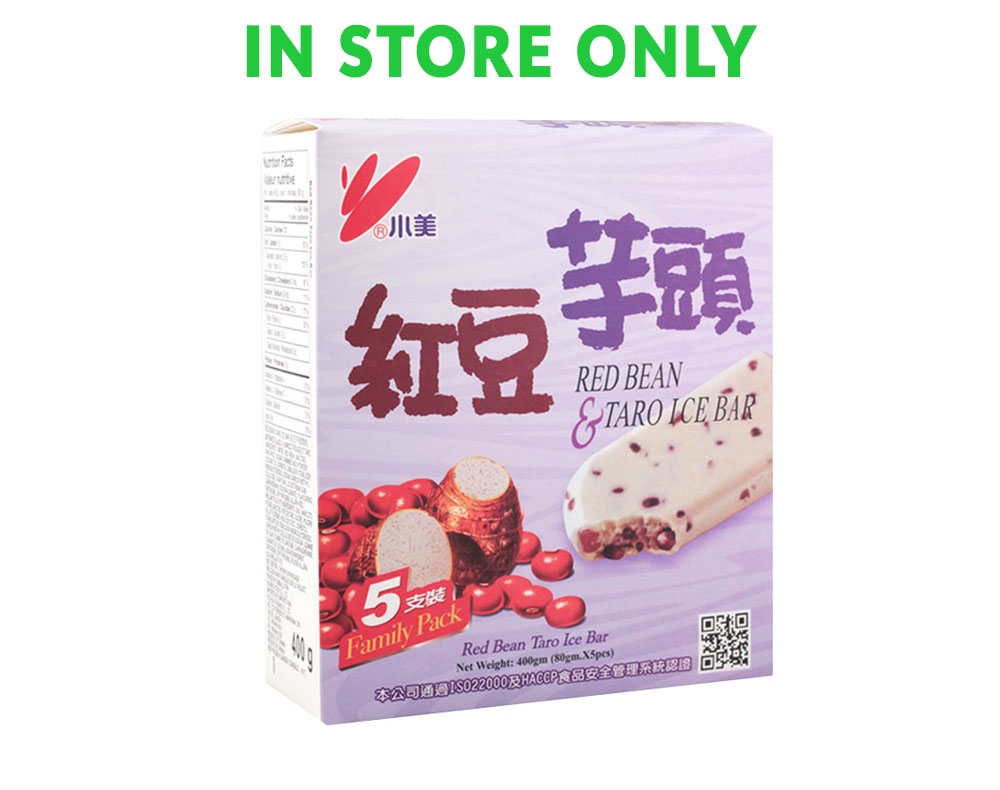 小美 紅豆芋頭冰   Shao Mei Red Bean Milk Ice Cream Bar