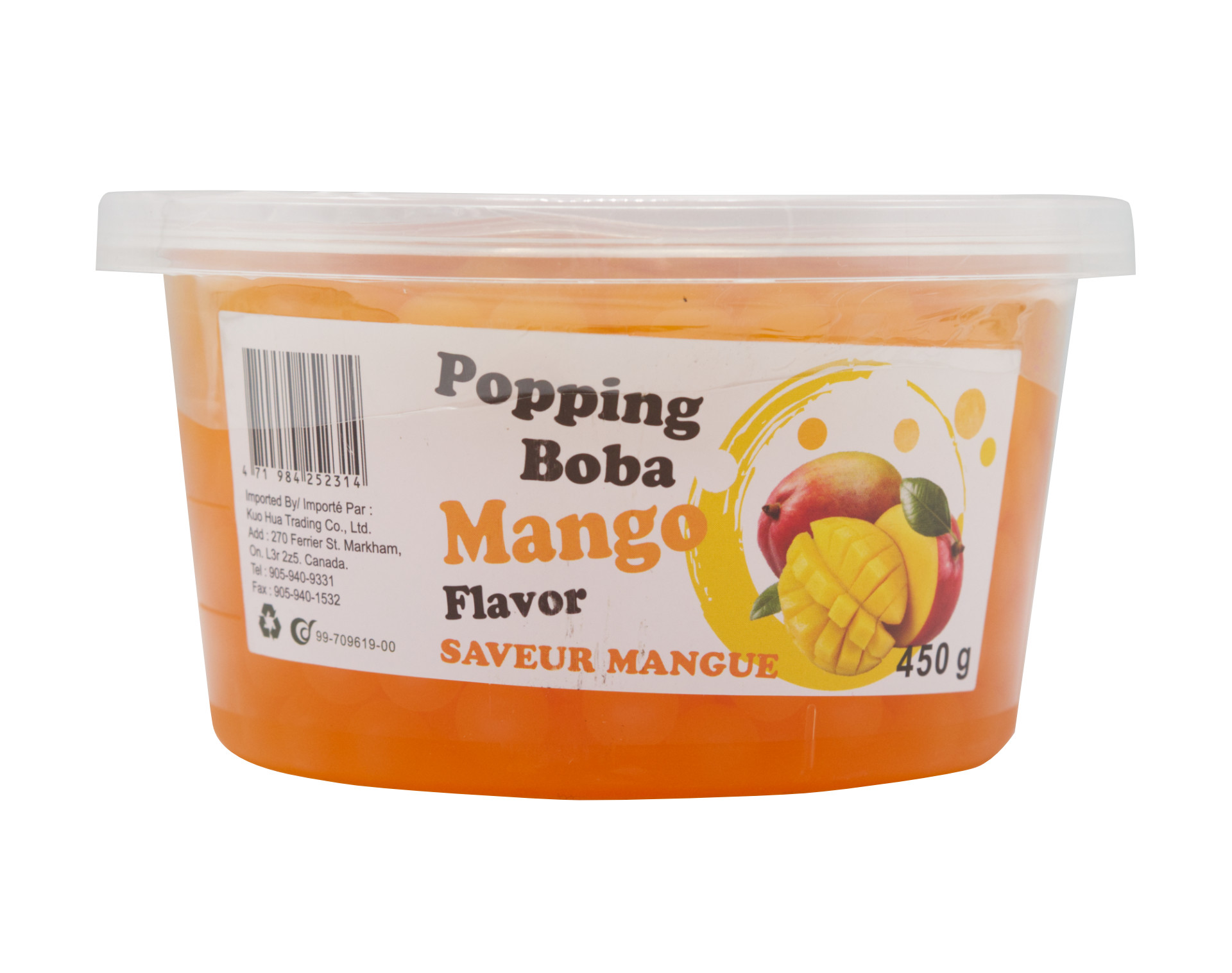 芒果魔豆 (爆爆珠) Popping Boba – Mango Flavor
