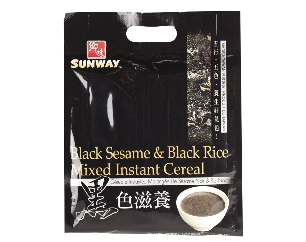鄉味 黑色滋養   Black Sesame & Black Rice Mixed Instant Cereal