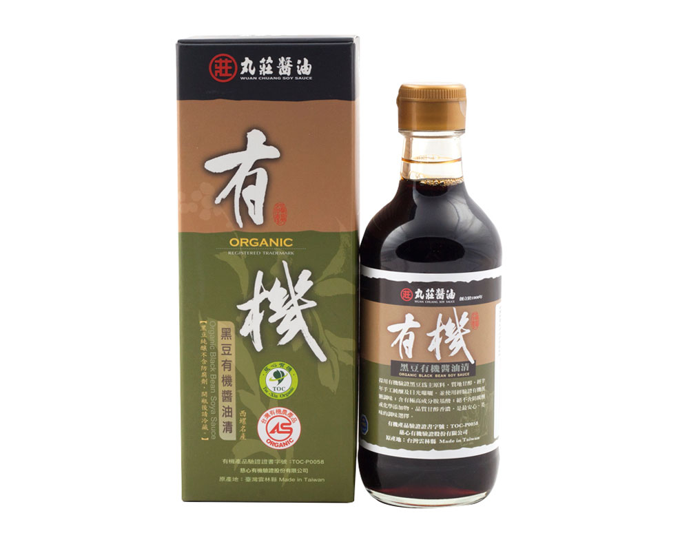 丸莊 黑豆有機醬油清禮盒   Wuan Chuang Organic Black Bean Soy Sauce