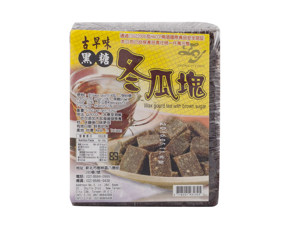 耆盛 黑糖冬瓜茶塊   Chi-Sheng Wax Gourd tea withBrown Sugar