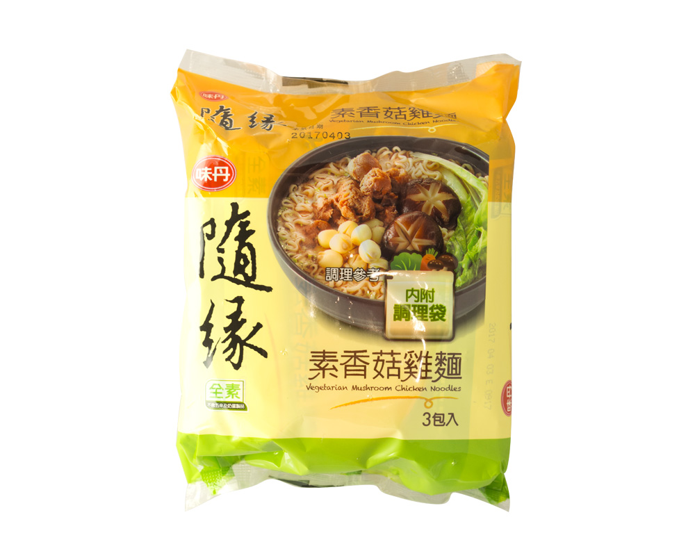 味丹 素香菇雞麵 Instant Noodle – Vegetarian Chicken