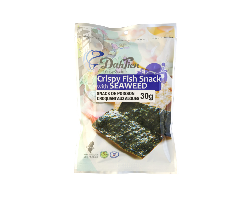 大田  鱈魚海苔脆片   Da Tien  Crispy Codfish Snack   (Seaweed Flavor)