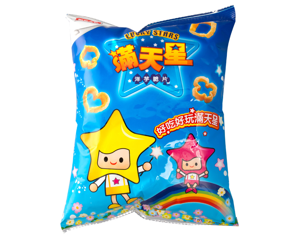 聯華 滿天星   Lian Hwa Lucky Stars Potato Snack