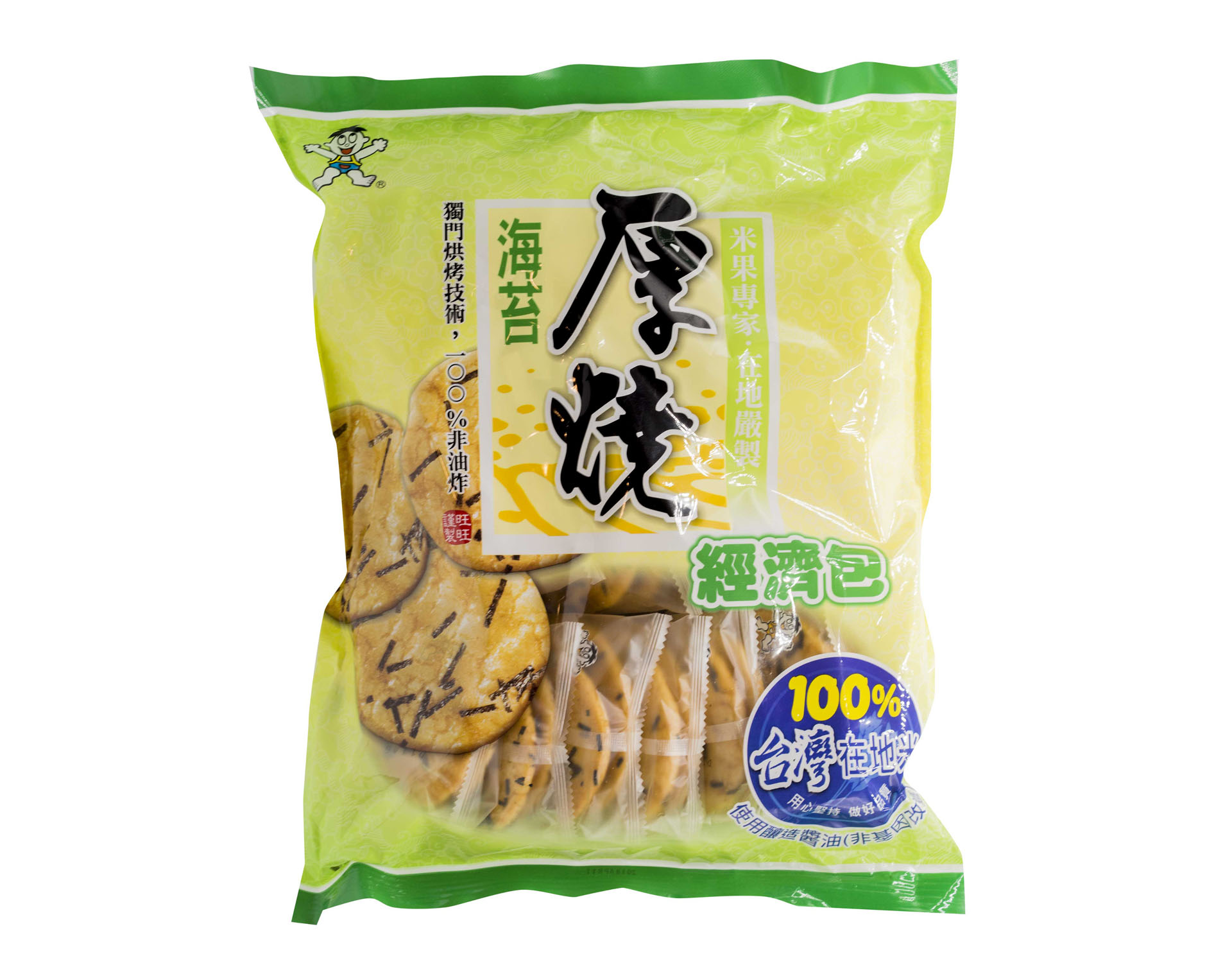 旺旺 厚燒海苔 (經濟包) Want Want Seaweed Rice Cracker