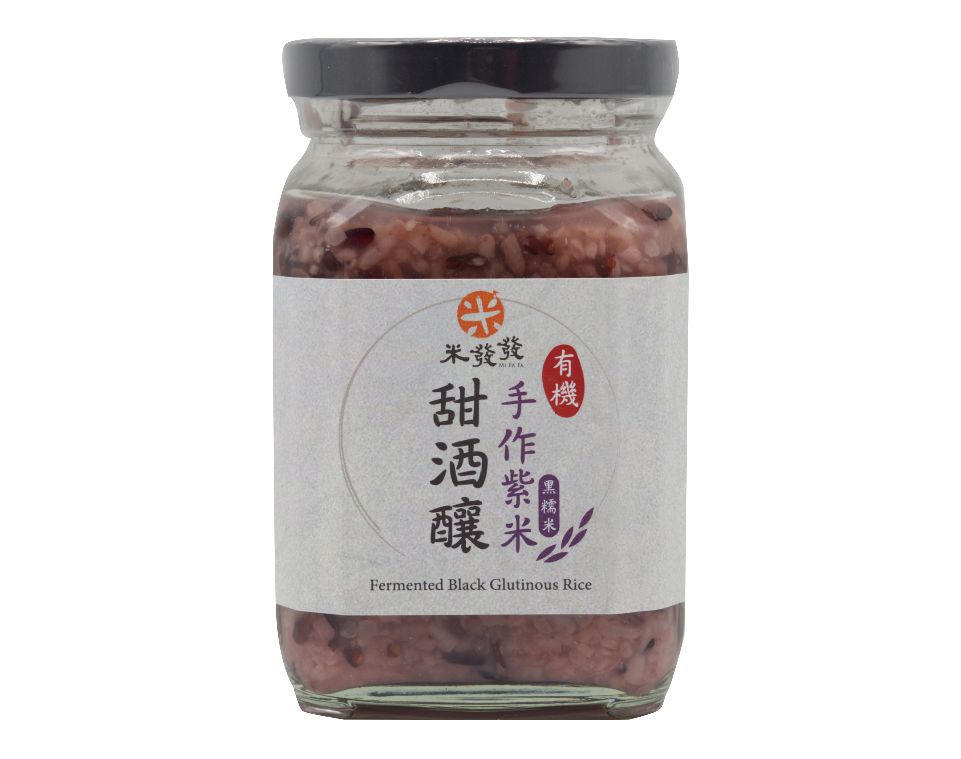 米發發 玫瑰紫米甜酒釀 Fermented Glutionous Rice – Rose Flavor