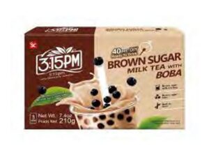 3:15pm Brown Sugar Jelly Bubble Milk Tea