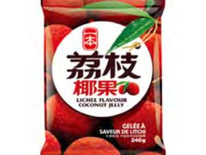 CJL Lychee Flavour Coconut Jelly